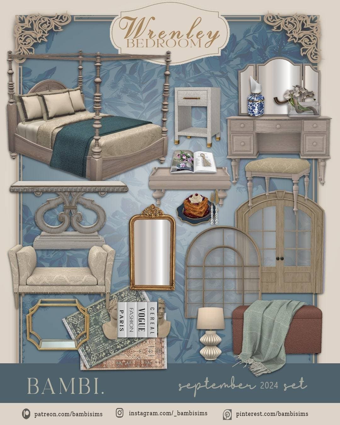 Набор для спальни Wrenley Bedroom
